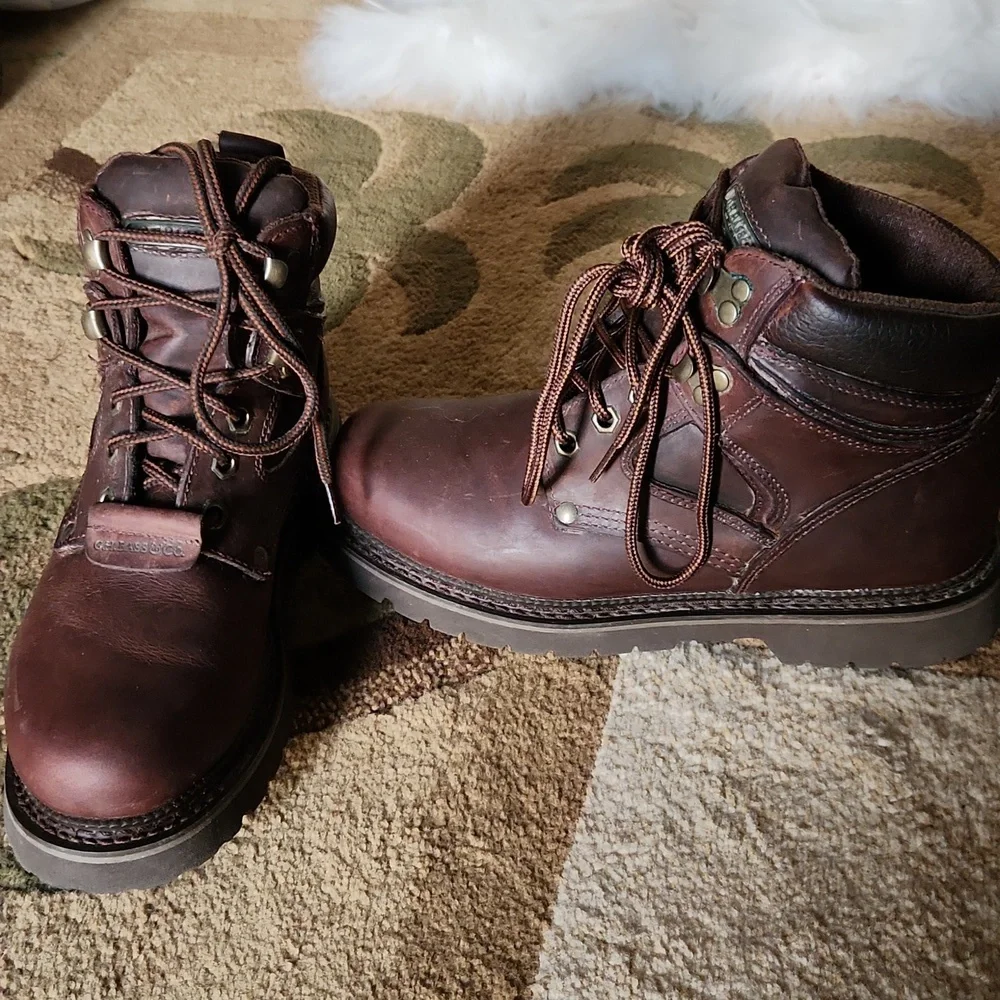 G.H. Bass  Brown Leather Boots